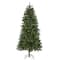 6.5 Ft. Pre-Lit Feel Real® Downswept Douglas Fir Slim Artificial Christmas Tree, Clear Lights